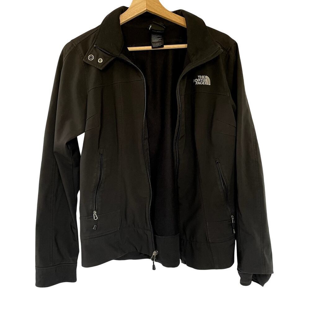 The North Face Apex Bionic Jacket Medium Black Womens Full Zip Softshell